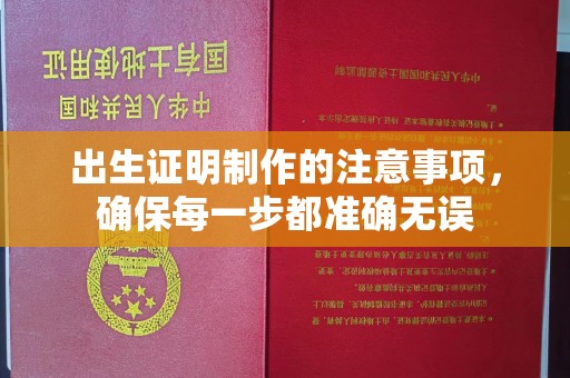 思南出生证明制作的注意事项，确保每一步都准确无误